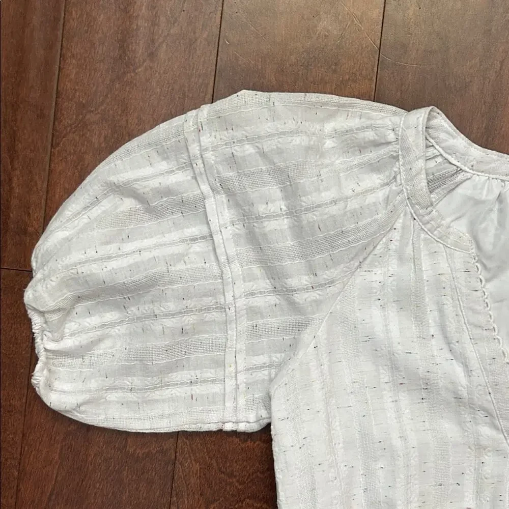 Betsey Johnson Spectator Tiered Midi Dress, White & Colored Speckles SizeXS, NWT - Picture 6 of 16